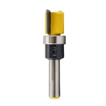 Big Horn 1/4" Pattern Routing Bit or Mortising Hinge w/Top Bearing Routing Bit 19669